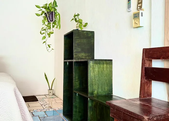 Equipped Private Estudio In La Madera Apartamento